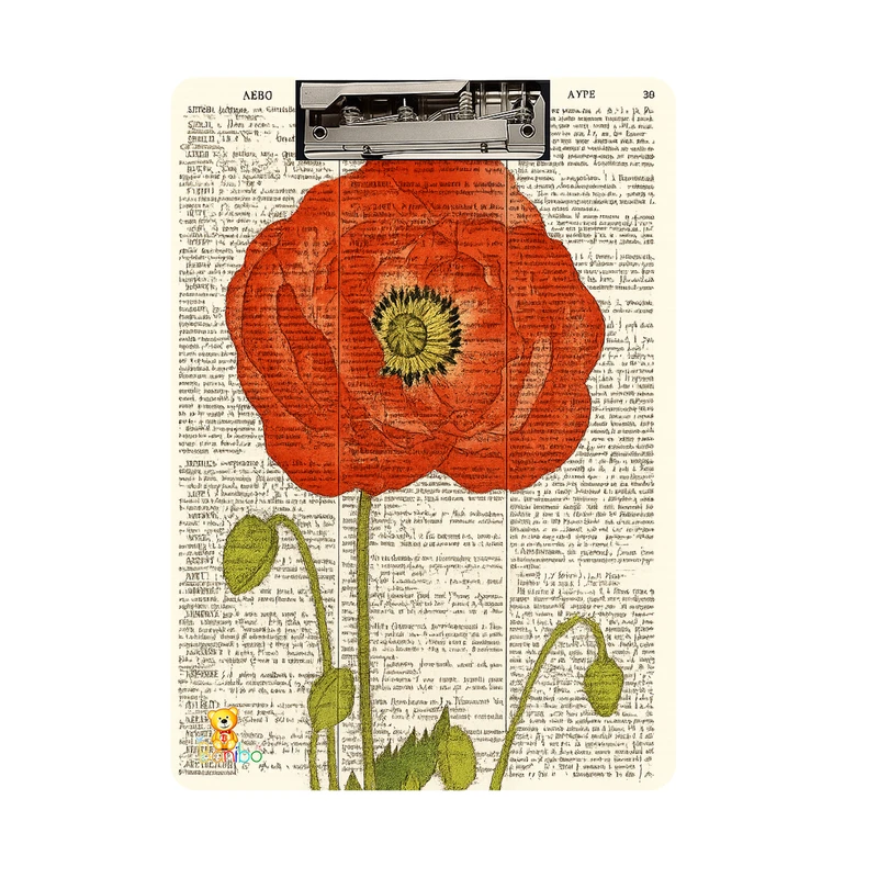 تخته شاسی بانیبو طرح  گل کد 2757 سایز a4