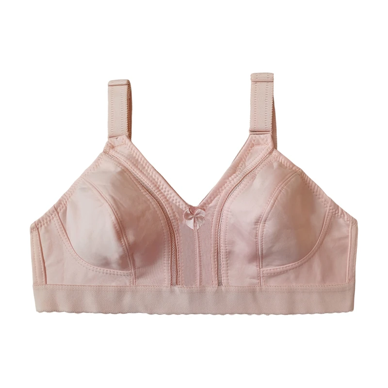 سوتین زنانه مدل زیوس ژوردار کش پهن صورتی