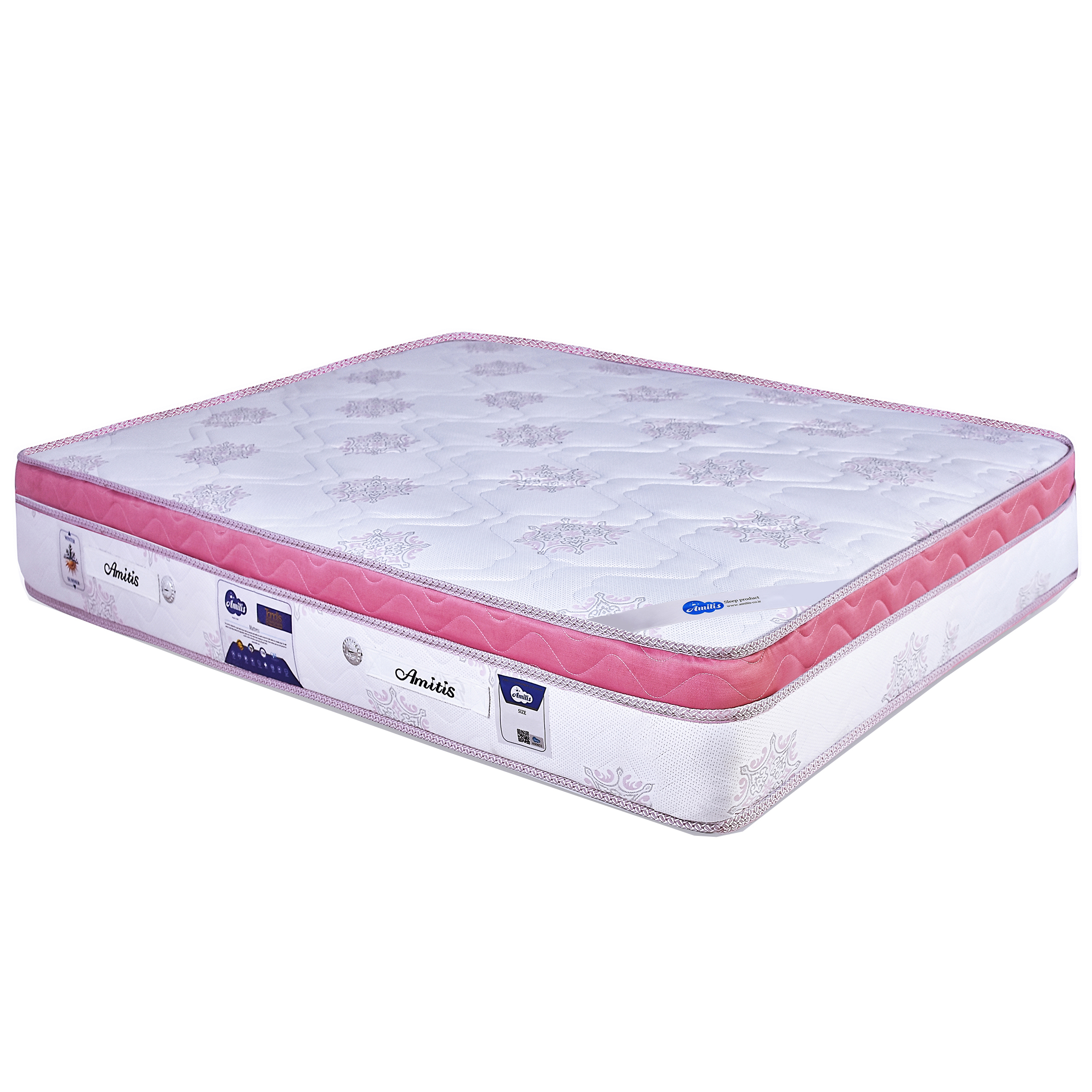 تشک  آمیتیس مدل تندیس دو نفره سایز 200 × 180 سانتی متر