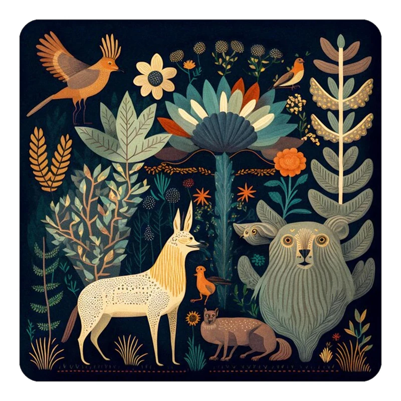 مگنت کاکتی طرح حیوانات رنگی مدل mp26458