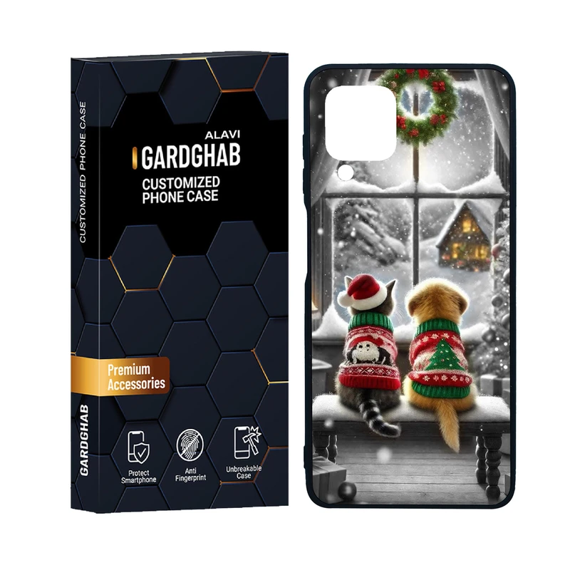 کاور گارد قاب علوی مدل دور ژله ای هنری مناسب برای گوشی موبایل سامسونگ Galaxy M22 4G