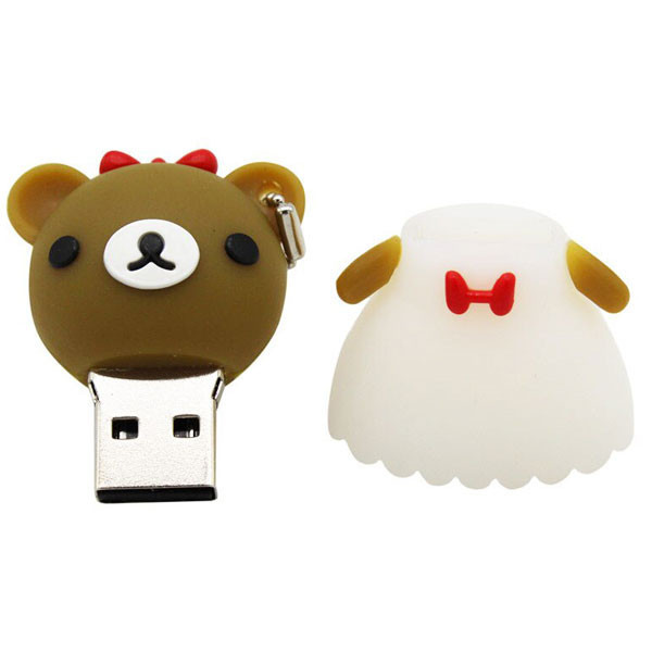 فلش مموری طرح عروس خرسی ظرفیت 32 گیگابایت