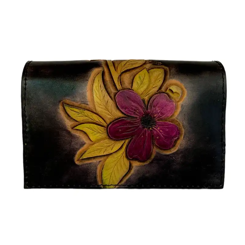 کیف رودوشی زنانه مدل دست دوز تمام چرم 055