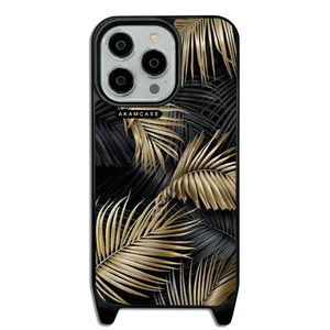 AKAM AMCWLA13PRO-LEAVES13 Cover For Apple iPhone 13 Pro