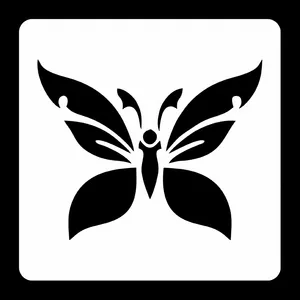   شابلون دکو رستا مدل پروانه کد S144