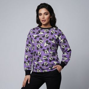سویشرت دورس زنانه طرح میکی کد B1019