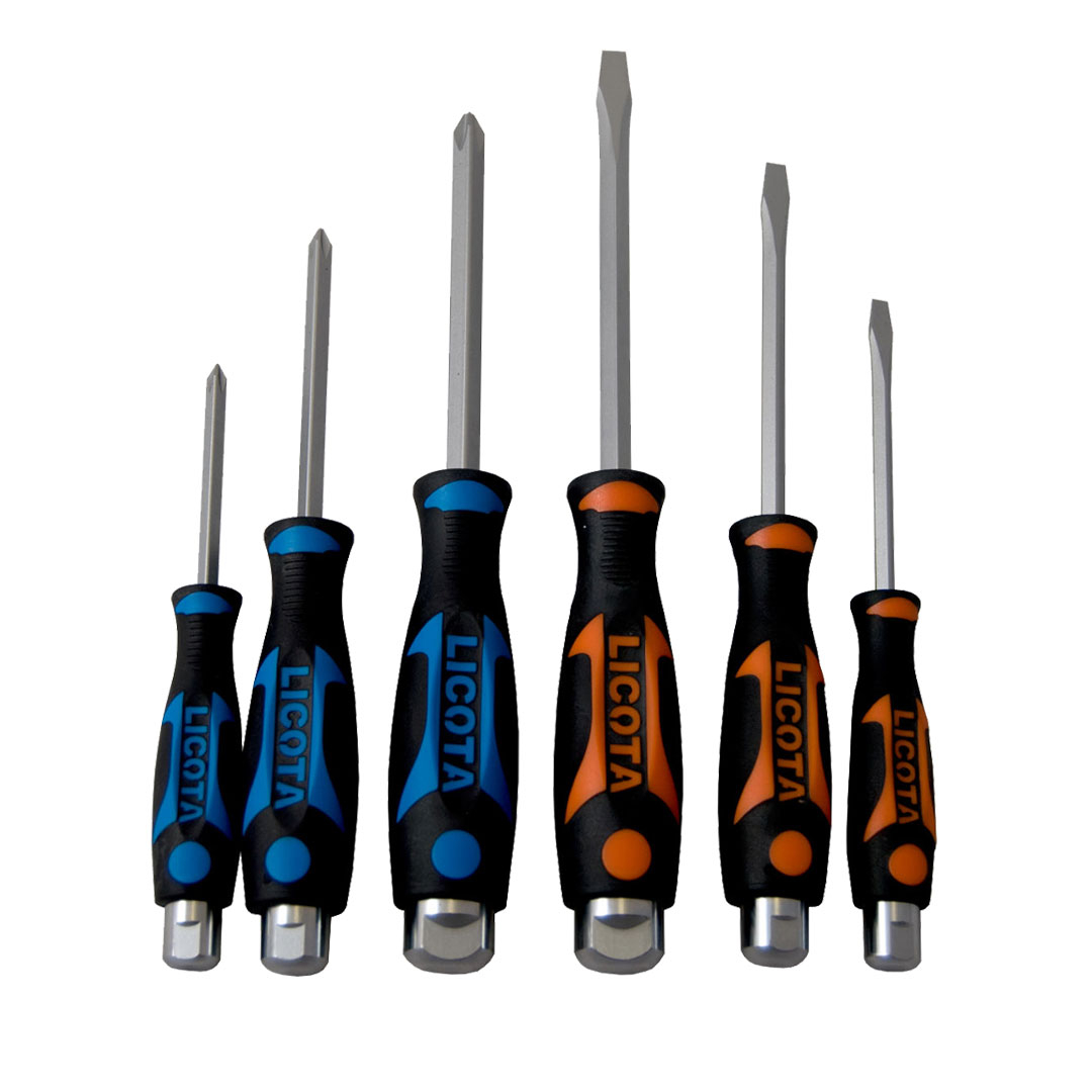 مجموعه 6 عددی پیچ گوشتی ضربه خور لیکوتا مدل ACK-384015