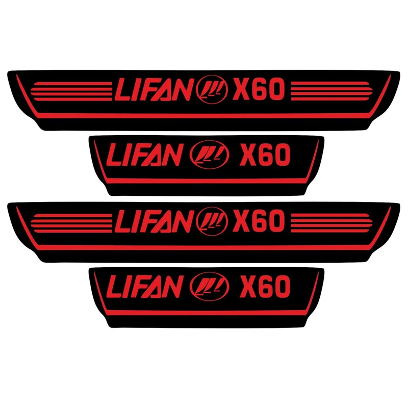     برچسب بدنه خودرو اسپرت غدیر مدل CH RE YA59 A87مناسب برای لیفانX60 بسته 4 عددی