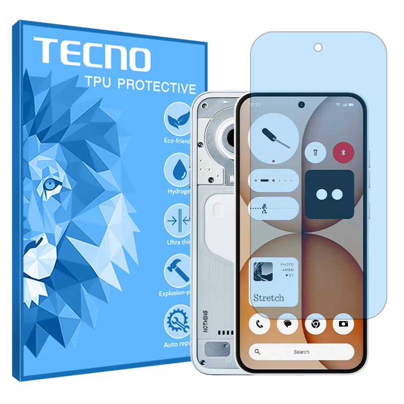محافظ صفحه محافظ چشم تکنو مدل هیدروژلی مناسب برای گوشی موبایل ناتینگ Phone 4a