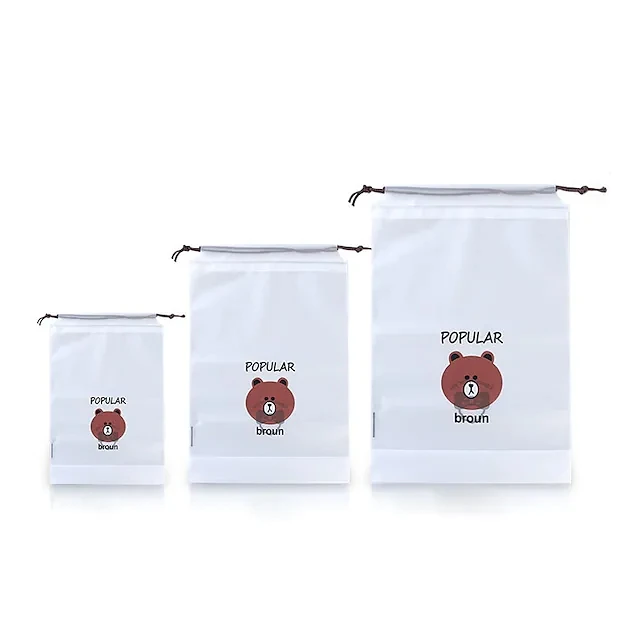 نظم دهنده چمدان طرح خرسی کد 08-400 مجموعه 3 عددی