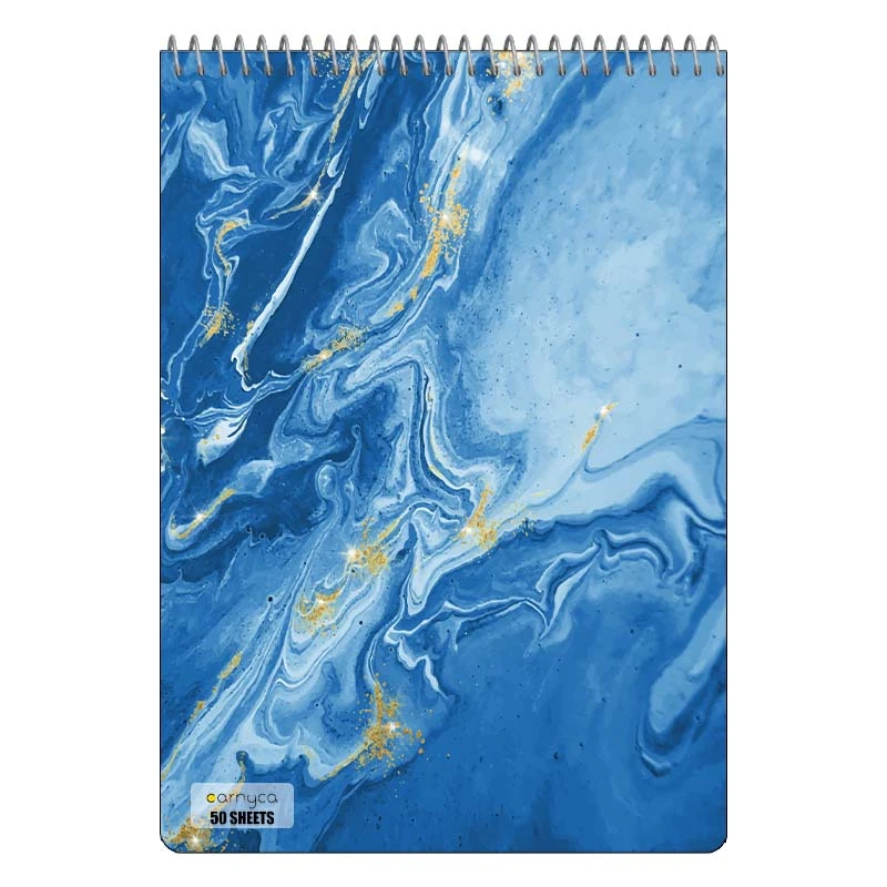 دفتر نقاشی 50 برگ سیمی کارنیکا طرح مرمر Marble کد 75307