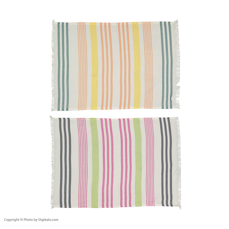 دستمال آشپزخانه ابراهیمی یزد مدل R03 مجموعه 3 عددی