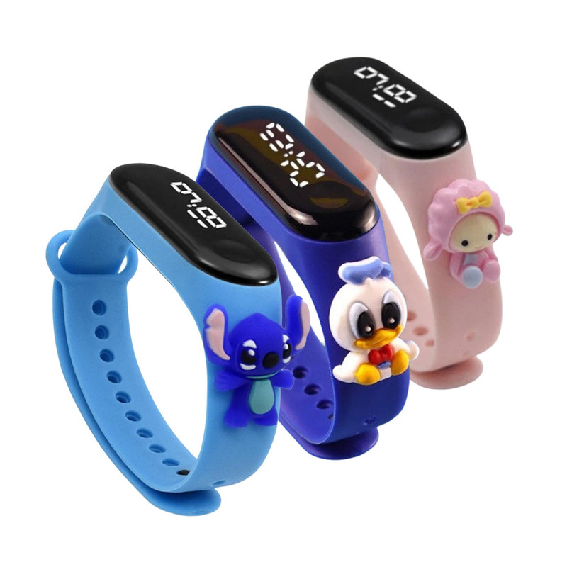 ساعت مچی دیجیتال مدل دستبندی کد M5 بسته 6 عددی