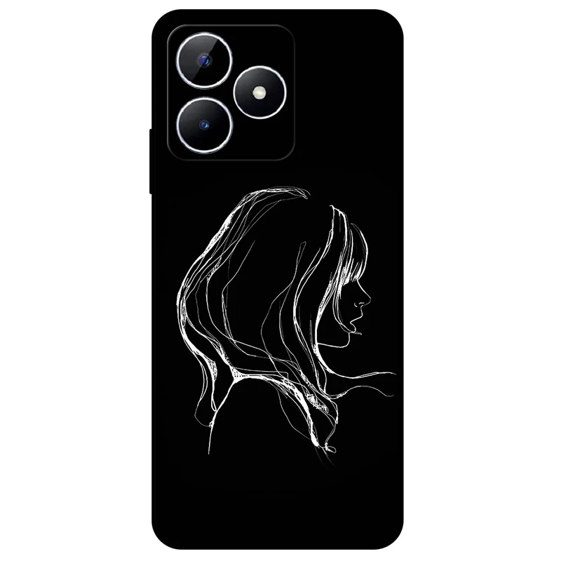 کاور مگافون طرح دخترانه مدل 7766 مناسب برای گوشی موبایل ریلمی Note 50
