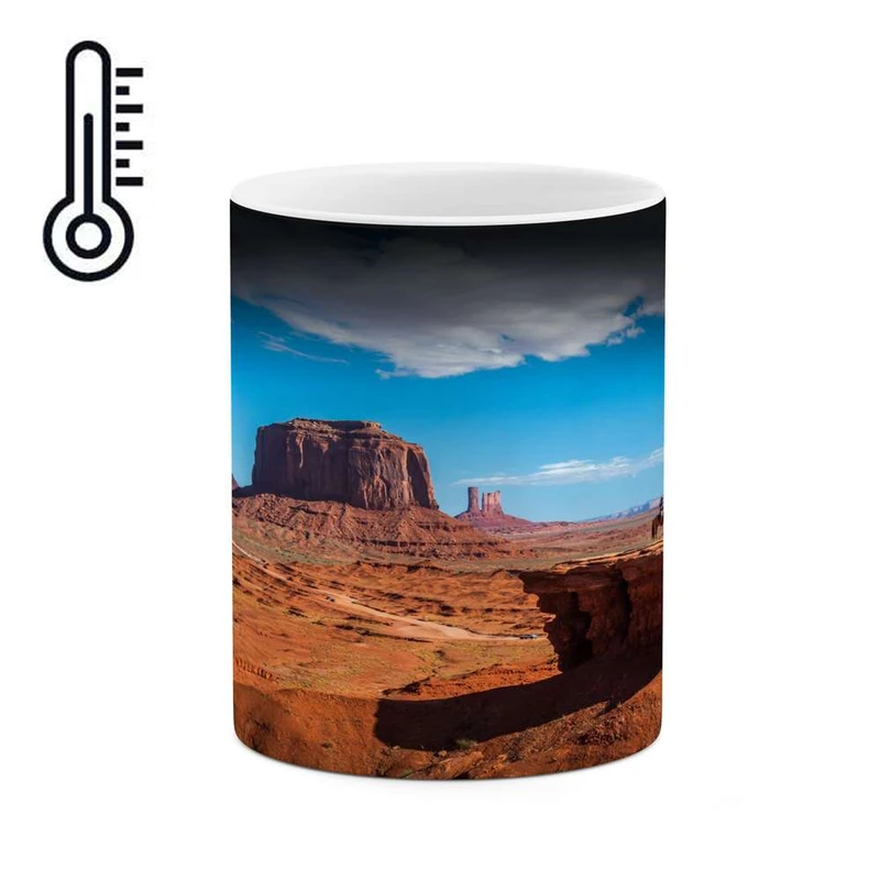 ماگ حرارتی کاکتی مدل منظره کد mgh13123