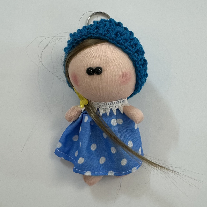 جاکلیدی دخترانه مدل عروسکی طرح دختر روسی کد arorus112XL