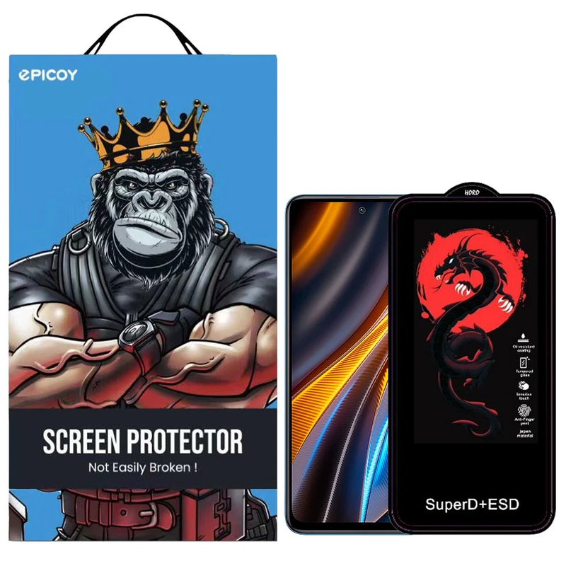 محافظ صفحه نمایش اپیکوی مدل Dragon ESD مناسب برای گوشی موبایل شیائومی Poco X4 GT / M4 Pro 5G / X3 GT