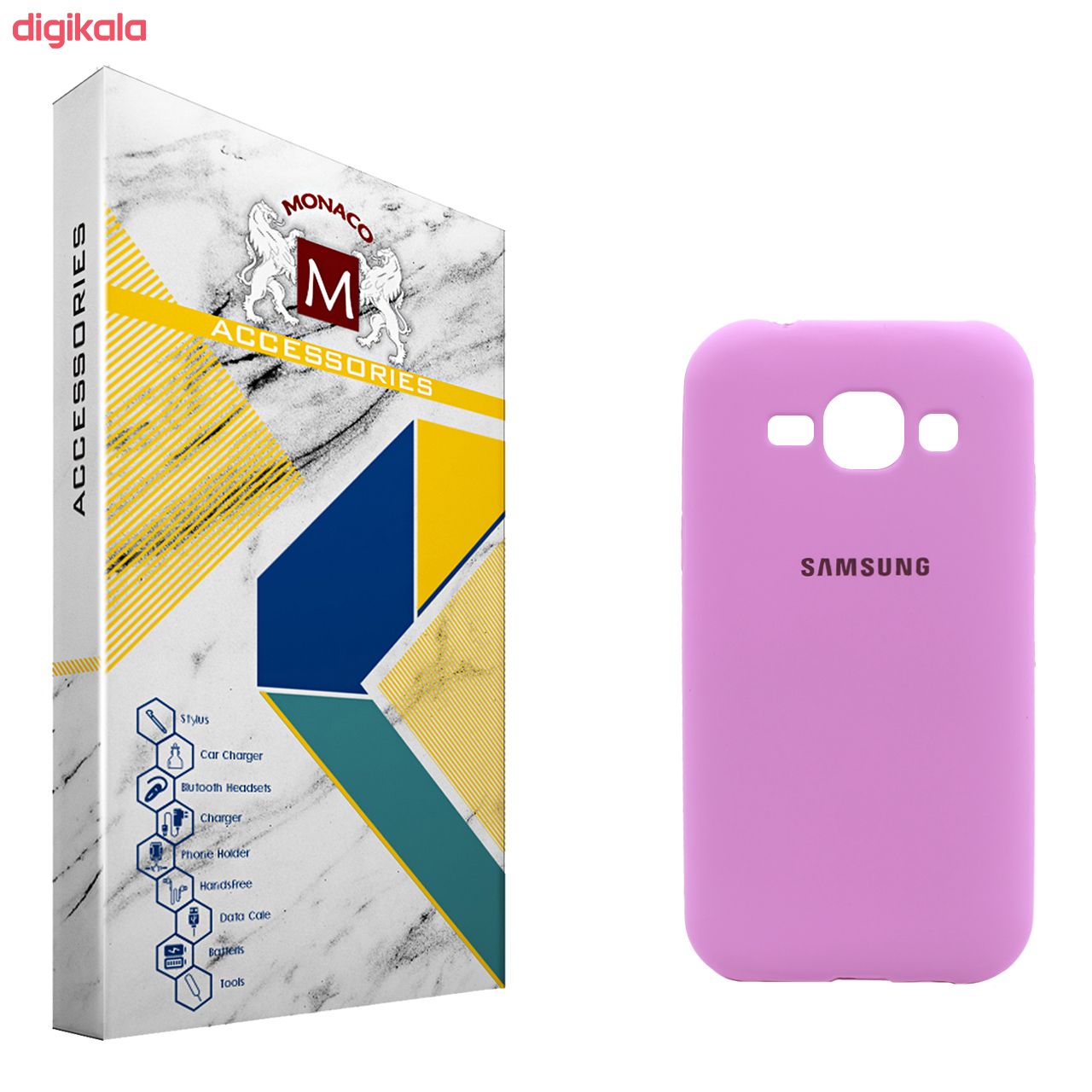 کاور موناکو مدل Si073 مناسب برای گوشی موبایل سامسونگ Galaxy J1 I J100 به همراه محافظ صفحه نمایش