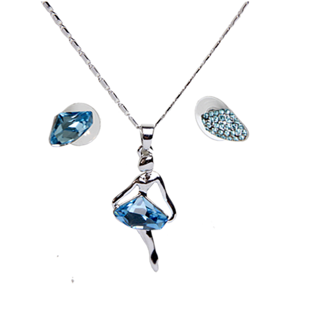 گردنبند ماربلین نیم ست بالرین کد swne421