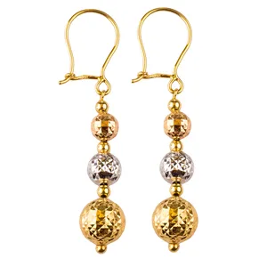 گوشواره طلا 18 عیار گالری طلاچی مدل آویز 6