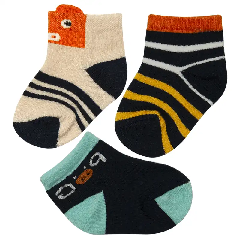 جوراب نوزادی فیلاردی مدل 3869 مجموعه 3 عددی