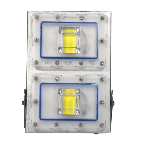 پرژکتور ال ای دی 100 وات آفتابی باراد مدل bd33