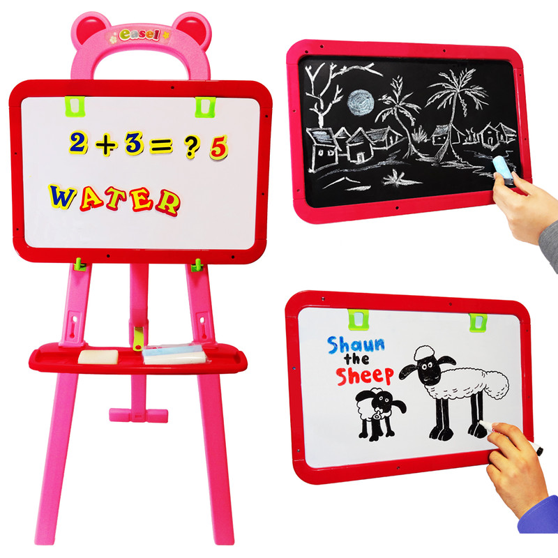 تخته وایت برد آموزشی سه کاره تنگجیا مدل Learning Easel 3-in-1 628-27A تخته وایت برد آموزشی سه کاره تنگجیا مدل Learning Easel 3-in-1 628-27A