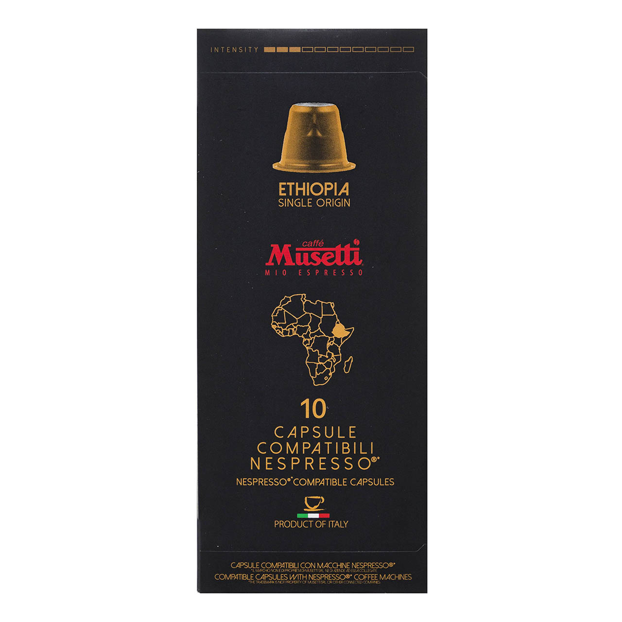 کپسول قهوه موزتی مدل Ethiopia تعداد 10 عددی