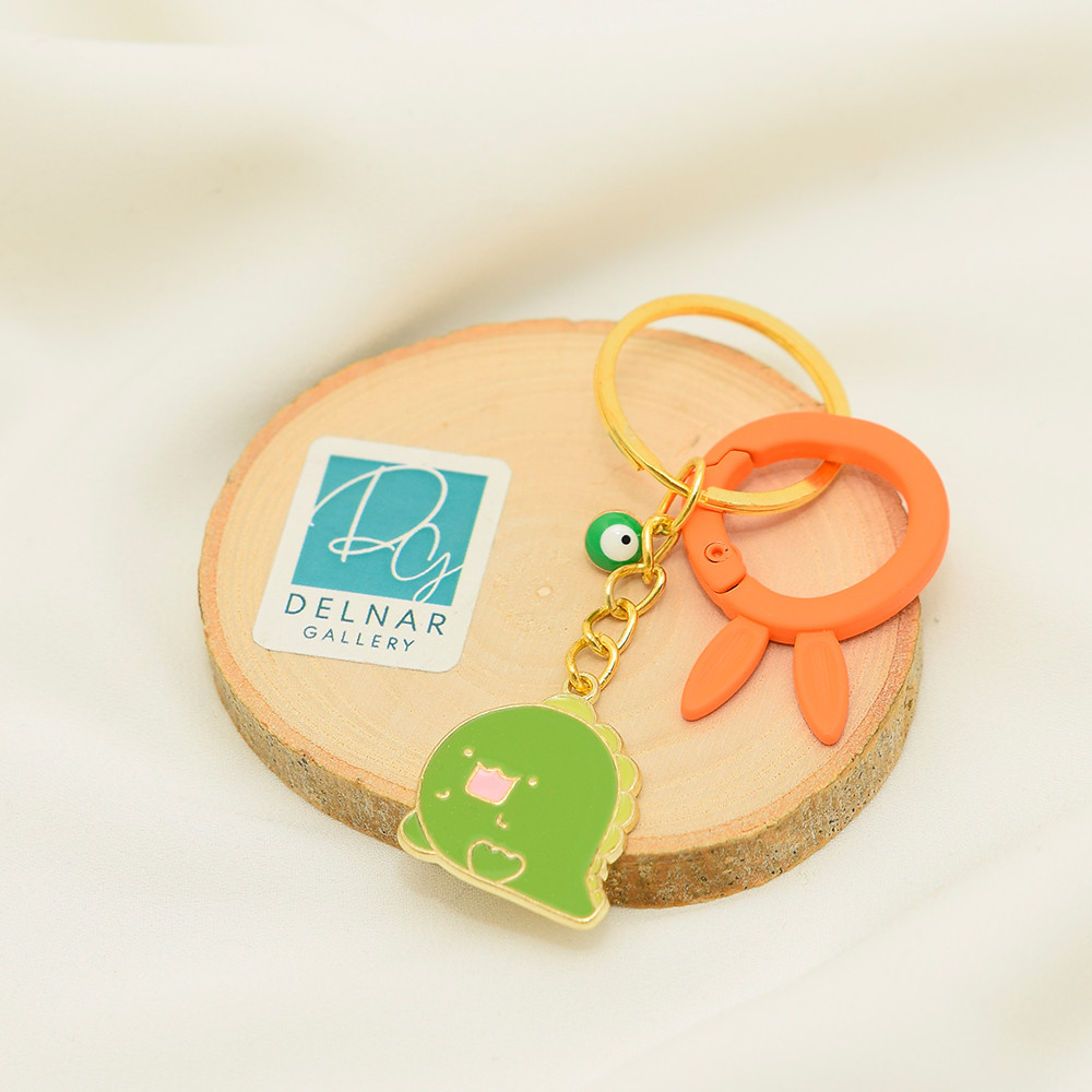 جاکلیدی دخترانه دلنار گالری مدل دایناسور و چشم نظر