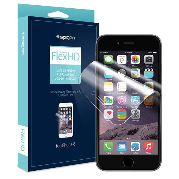 محافظ صفحه نمایش اسپیگن مدل Steinheil Flex HD مناسب برای گوشی موبایل آیفون 6 محافظ صفحه نمایش اسپیگن مدل Steinheil Flex HD مناسب برای گوشی موبایل آیفون 6