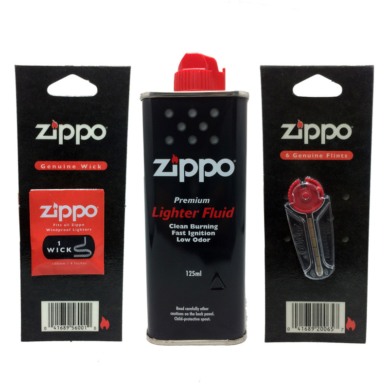 مجموعه سه عددی فیتیله و سنگ فندک و بنزین مدل AY257