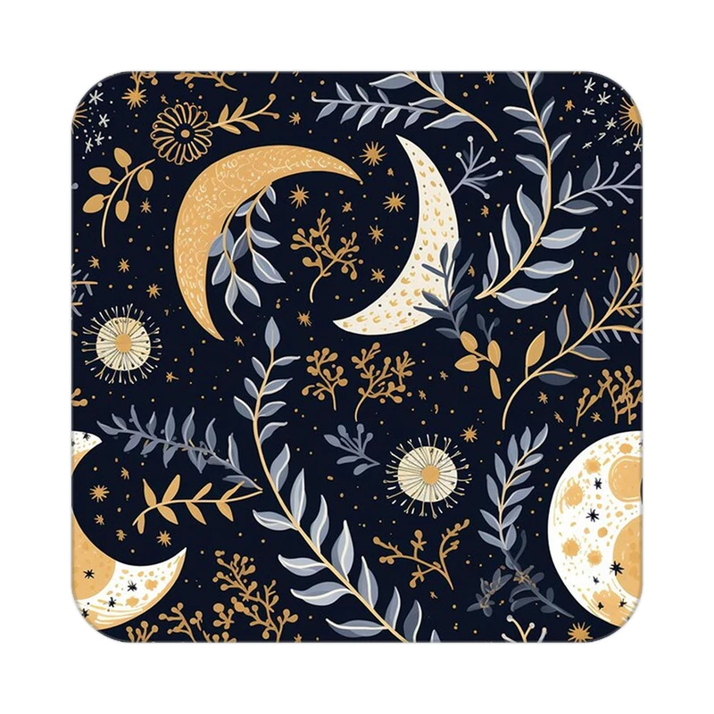 زیر لیوانی کاکتی طرح ماه و ستاره مدل mp53112