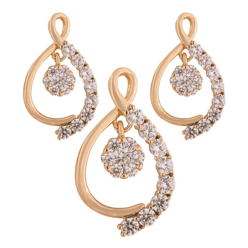 نیم ست زنانه ژوپینگ مدل اشک و فلاور کد M3295