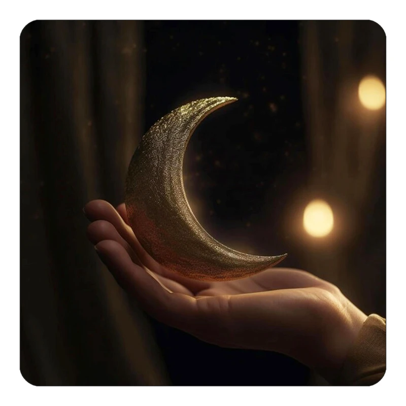 مگنت کاکتی طرح ماه و ستاره مدل mp51763