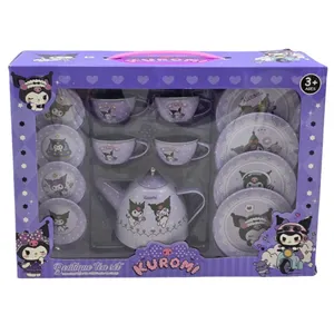 ست چایخوری فلزی ناب سل مدل BOUTIQUE TEA SET KUROMI مجموعه 15 عددی به همراه جاسوییچی