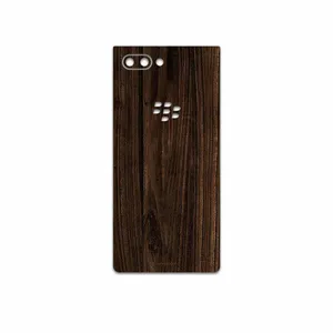 MAHOOT Dark Walnut Wood Cover Sticker for BlackBerry Key 2