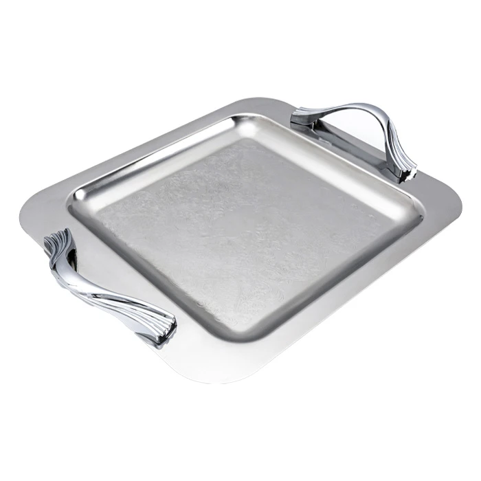 سینی دسته دار آرتیستون صنعت کد 1347 سایز 35x35 سانتی متر