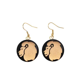 گوشواره طلا 24 عیار زنانه آلتین هنر مدل مرداد کد 100054M