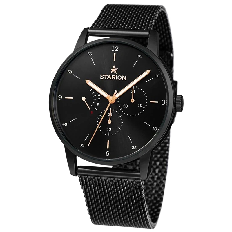 ساعت مچی عقربه‌ای کوارتز مردانه استاریون مدل فول تایم رفرنس B7402-C1