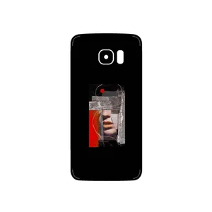 MAHOOT Collage of Mouth Cover Sticker for Samsung Galaxy S7 Edge