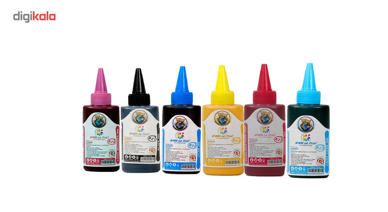 پک کامل جوهر مخزن دابلیو دابلیو ام مدل Sublimation ظرفیت 100 سی سی