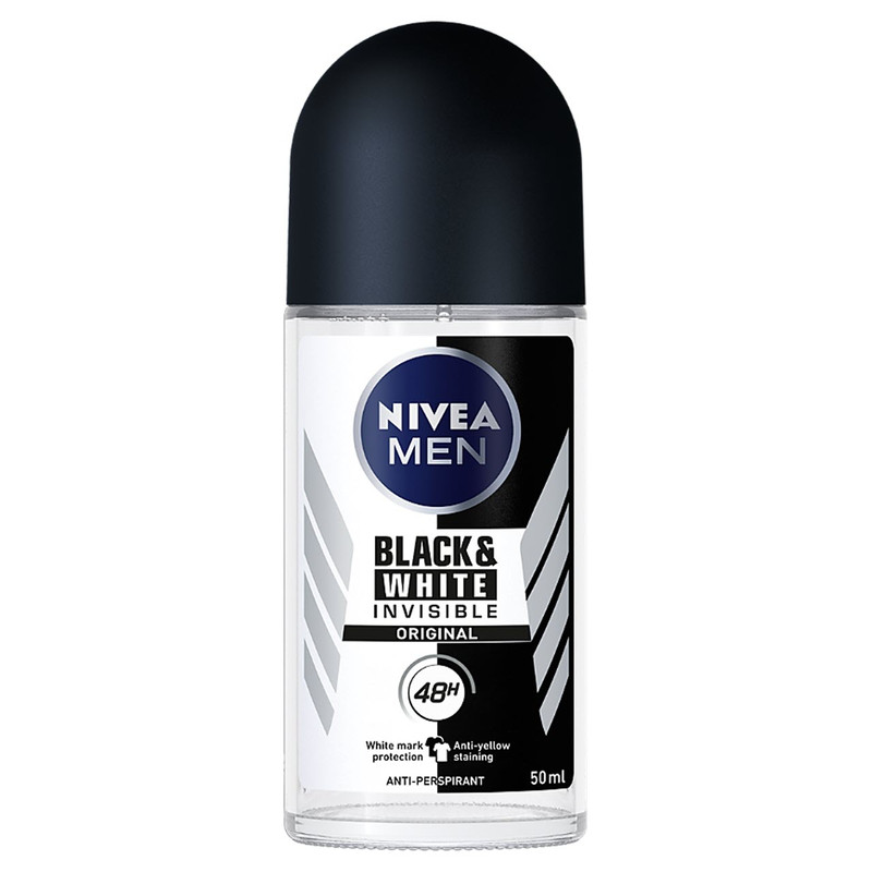 رول ضد تعریق مردانه نیوآ مدل invisible Black and white orginal حجم 50 میلی لیتر رول ضد تعریق مردانه نیوآ مدل invisible Black and white orginal حجم 50 میلی لیتر