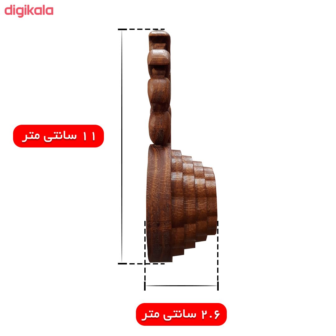 قاشق چوبی مدل کویین هرت main 1 3