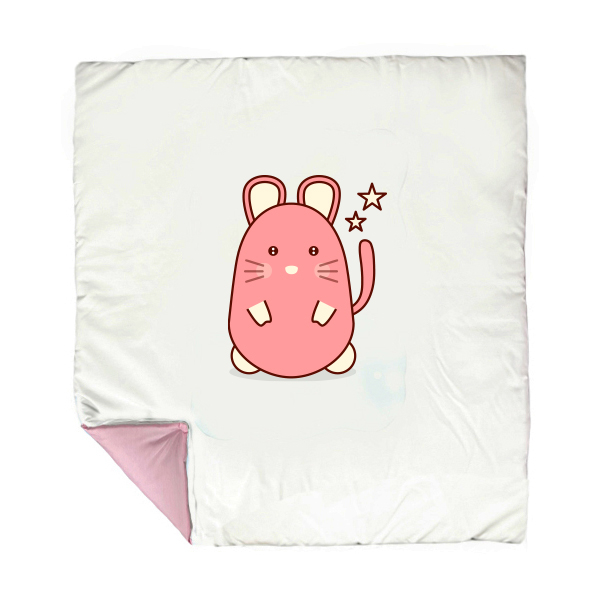 سرویس خواب سه تکه نوزاد مدل گارد محافظ دار طرح موش  کد 040