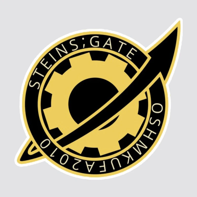 استیکر لپ تاپ پیکسل میکسل مدل انیمه steins gate کد 6