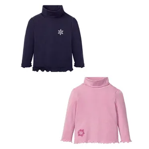 تی شرت آستین بلند دخترانه لوپیلو مدل YS001 مجموعه 2 عددی