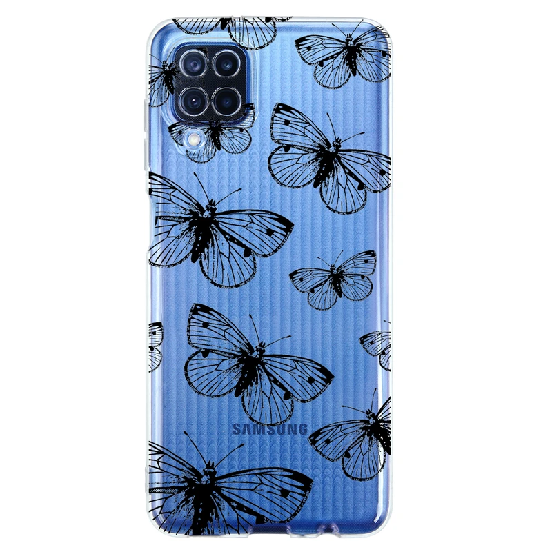 کاور مگافون طرح پروانه مدل C54-B مناسب برای گوشی موبایل سامسونگ Galaxy A12