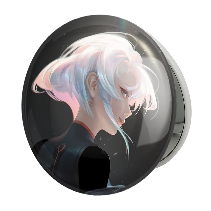 آینه جیبی خندالو طرح لوسی انیمه سایبر بانک Cyberpunk مدل تاشو کد 22453 