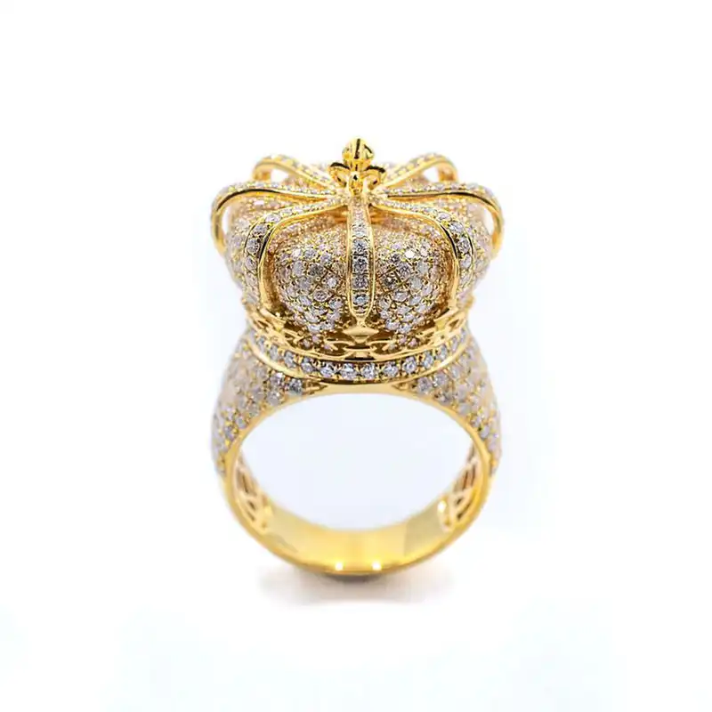 انگشتر نقره زنانه جی تی ای مدل تاج