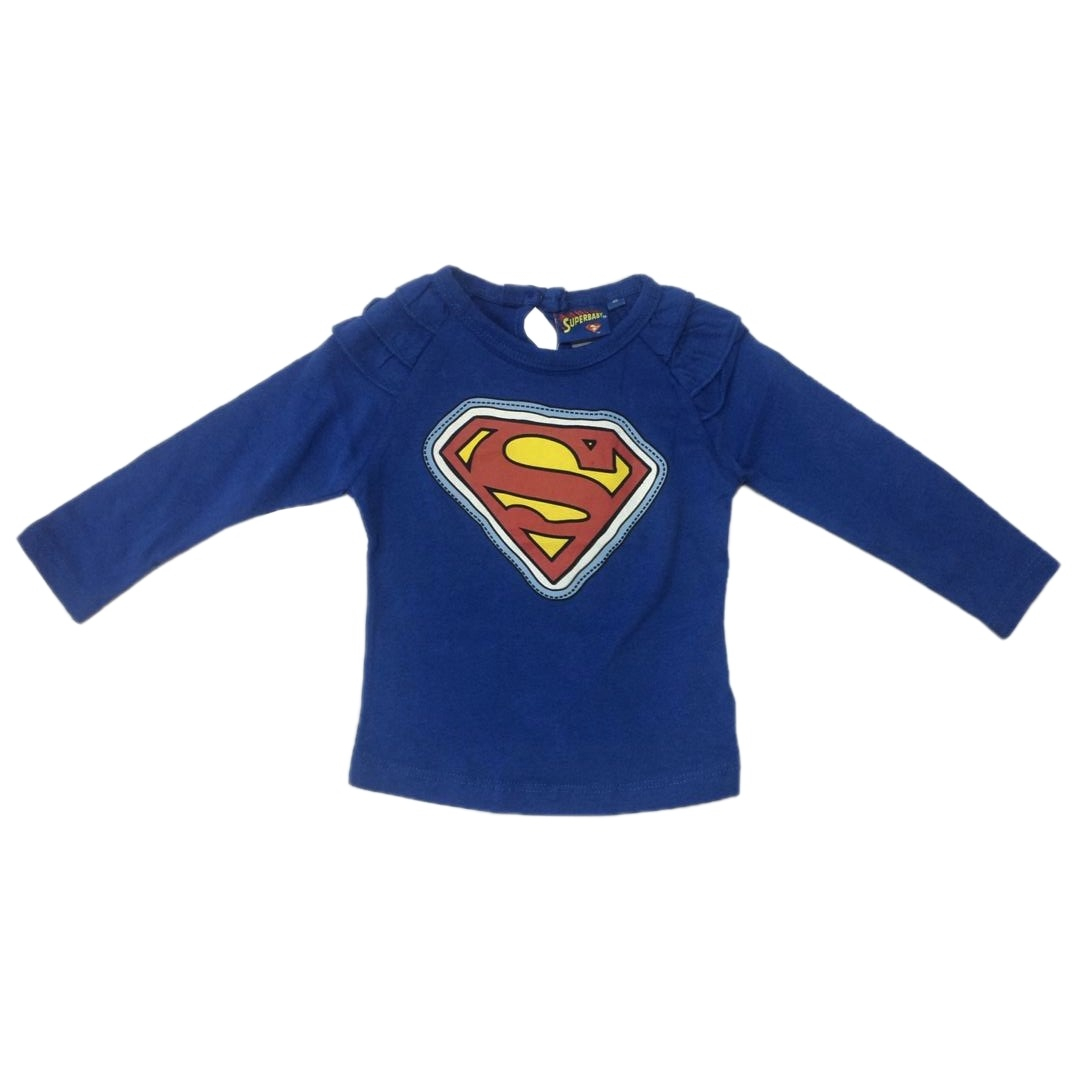 تی شرت آستین بلند نوزادی ونیس مدل superbaby